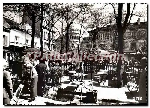 Moderne Karte Paris Place du Tertre