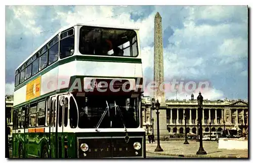 Cartes postales moderne Paris La Place de la Concorde