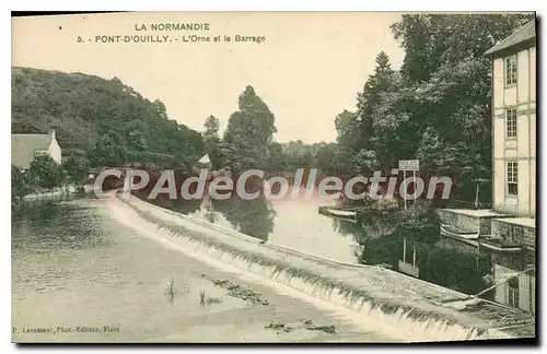 Cartes postales La Normandie Pont D'Ouilly L'Orne et le Barrage