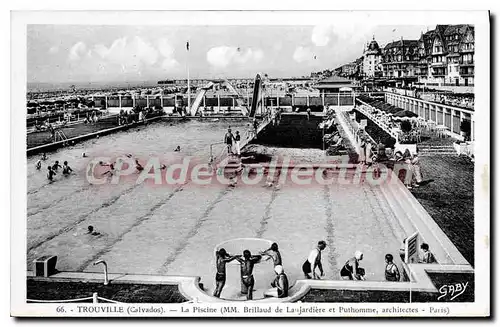 Cartes postales Trouville Calvados La Piscine