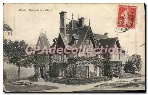 Cartes postales Reux Manoir de Bois Villard