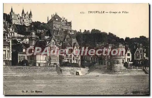 Ansichtskarte AK Trouville Groupe de Villas