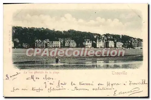 Cartes postales Trouville La vue generale de la Plage