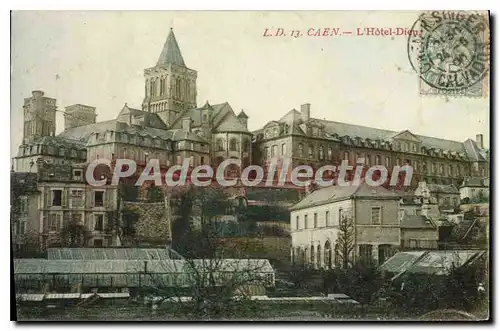 Cartes postales L D Caen L'Hotel Dieu