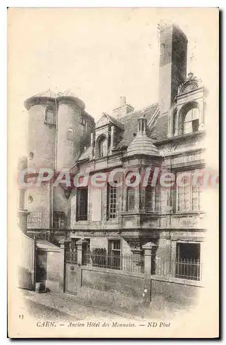 Cartes postales Caen Ancien Hotel des Monnais