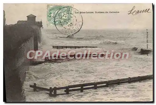 Cartes postales Les Brise Lames Rochers du Calvados