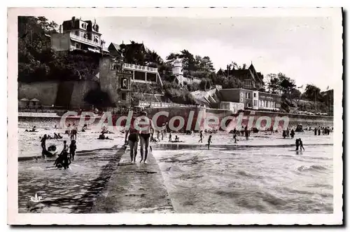 Ansichtskarte AK Villerville La Plage et la Digue