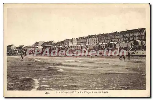 Ansichtskarte AK Luc sur Mer La Plage a maree haute