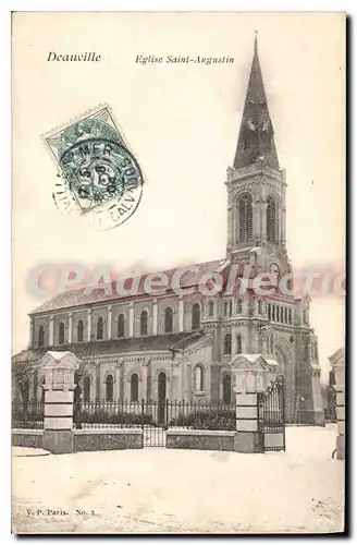 Cartes postales Deauville Eglise St Augustin