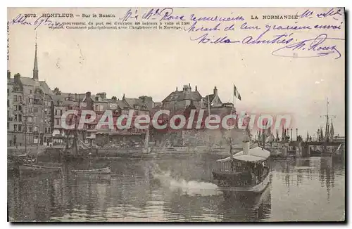 Cartes postales Honfleur sur le Bassin