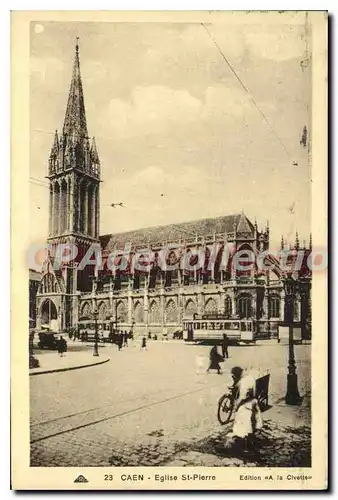 Cartes postales Caen Eglise St Pierre