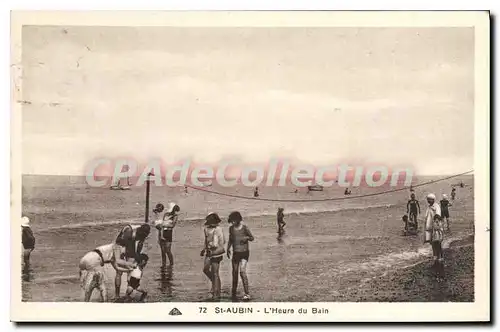 Cartes postales St Aubin L'Heure du Bain