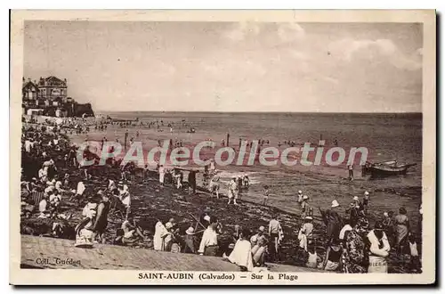 Cartes postales St Aubin Calvados Sur la Plage