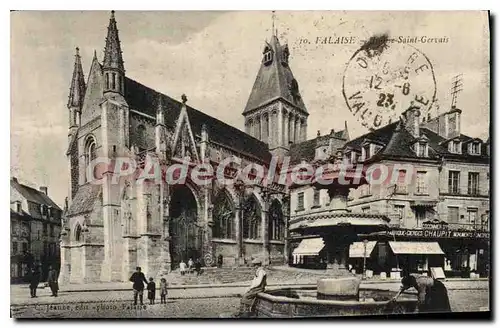 Cartes postales Falaise Statue de St Gerrais