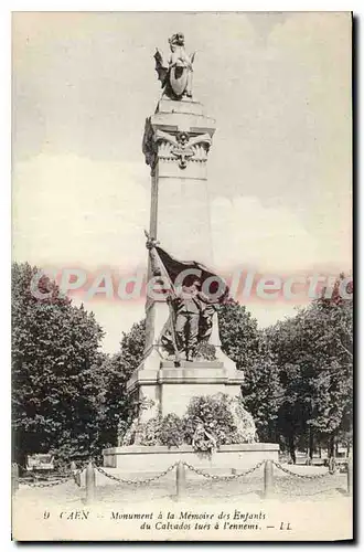 Ansichtskarte AK Caen Monument a la Memoire des Enfants du Calvados tues a l'ennemi