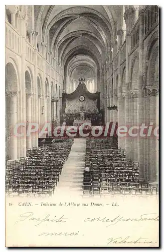 Cartes postales Caen Interieur de l'Abbaye aux Dames