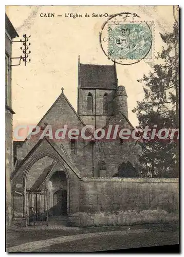 Ansichtskarte AK Caen L'Eglise de St Ouen