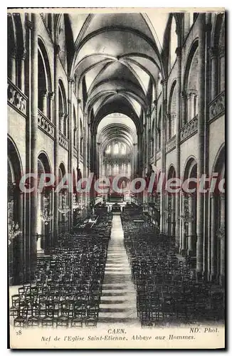 Cartes postales Nef de l'Eglise St Etienne Abbaye aux Hommes