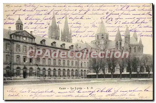 Cartes postales Caen Le Lycee