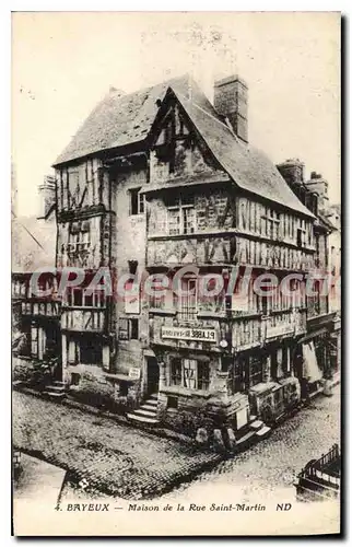 Cartes postales Bayeux Maison de la Rue St Martin