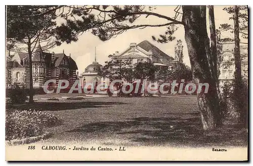 Cartes postales Cabourg Jardins du Casino