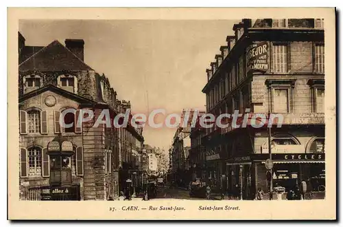 Cartes postales Caen Rue St Jean