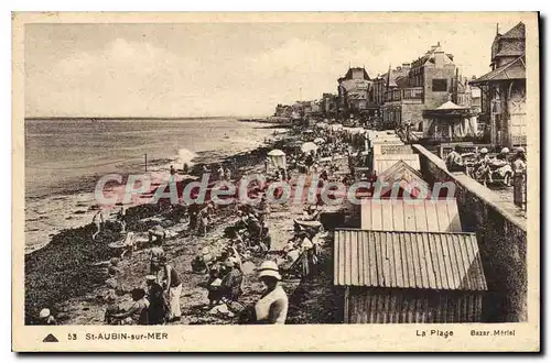 Cartes postales St Aubin sur Mer La Plage