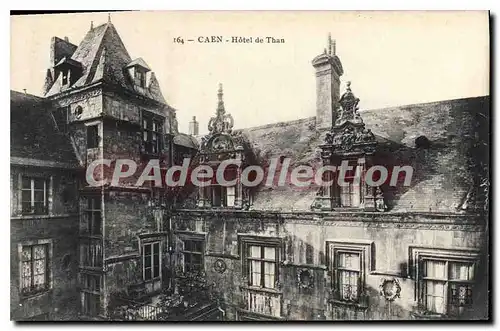 Cartes postales Caen hotel de Than