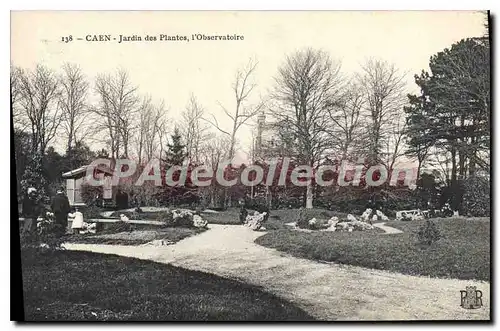 Cartes postales Caen jardin des Plantes l'Observatoire