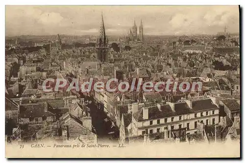 Ansichtskarte AK Caen Panorama pris de Saint Pierre