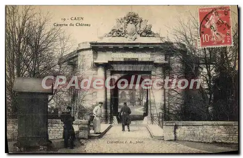 Cartes postales Caen Caserne du chateau