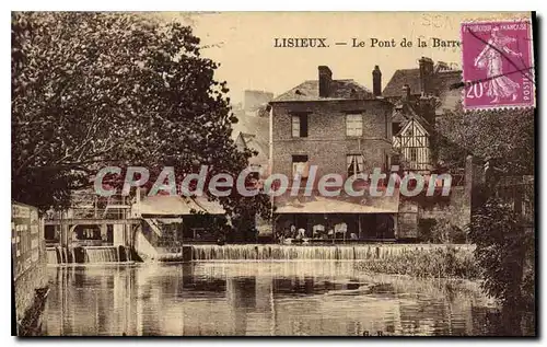 Cartes postales Lisieux le pont de la Barre