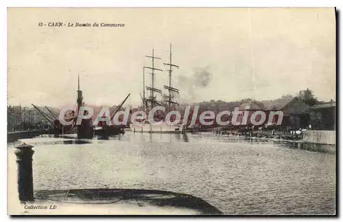 Cartes postales Caen le Bassin du Commerce