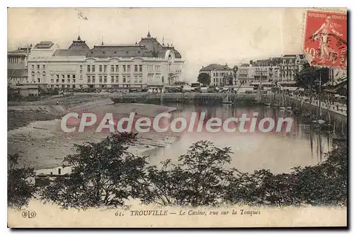 Cartes postales Trouville le Casino rue sur la Touques