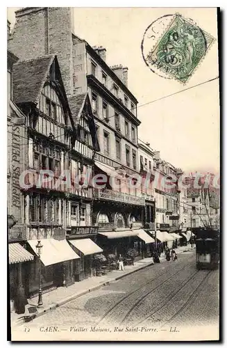 Cartes postales Caen Vieilles Maisons rue Saint Pierre