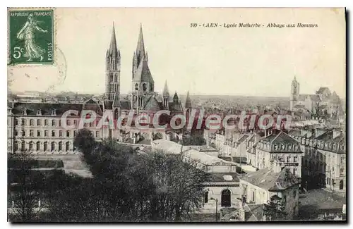 Cartes postales Caen Lycee Matherbe Abbaye aux Hommes