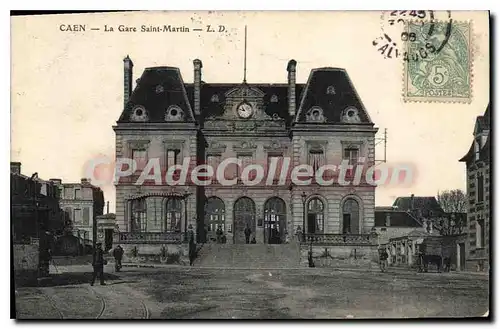 Cartes postales Caen la gare Saint Martin