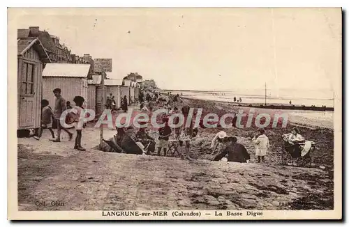 Cartes postales Langrune sur Mer Calvados la Basse Digue