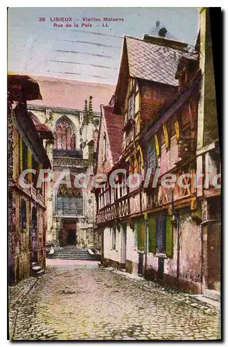 Cartes postales Lisieux Vieilles Maisons rue de la Paix