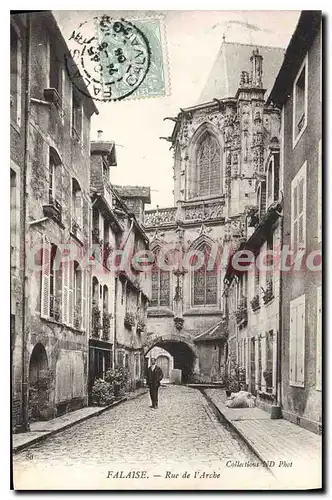 Cartes postales Falaise rue l'Arche