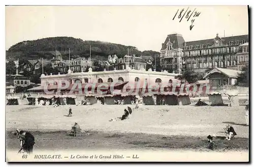 Cartes postales Houlgate le casino et le Grand hotel