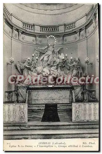 Cartes postales Cuibray Calvados eglise Notre Dame l'Assomption Groupe Attribue a Coustou