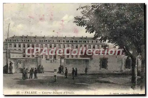 Cartes postales Falaise caserne Dument d'Urville