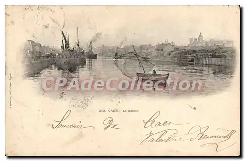 Cartes postales Caen le Bassin