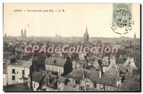 Ansichtskarte AK Caen vue generale cote Est