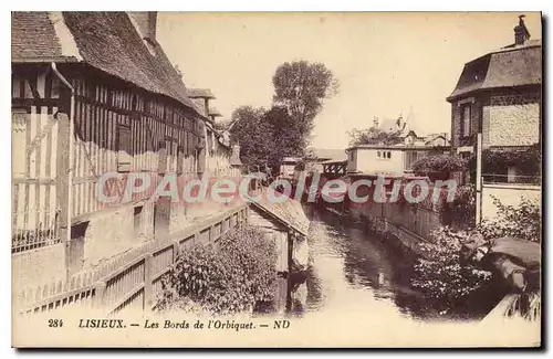 Cartes postales Lisieux les Bords de l'Orbiquet