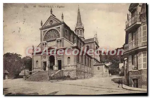 Cartes postales Trouville Eglise