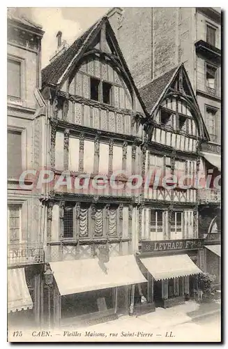 Cartes postales Caen Vieilles maisons rue Saint Pierre