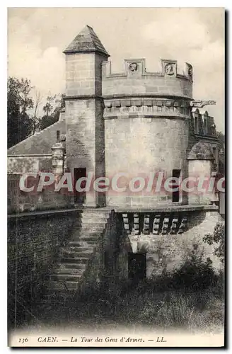 Cartes postales Caen la tour des Gens d'Armes