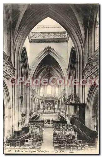 Cartes postales Caen Eglise Saint Jean la Nef